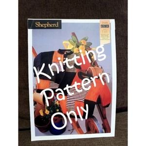 New Shepherd 2169 Geometric Crew Neck Sweater Cardigan Jacket Knitting Pattern